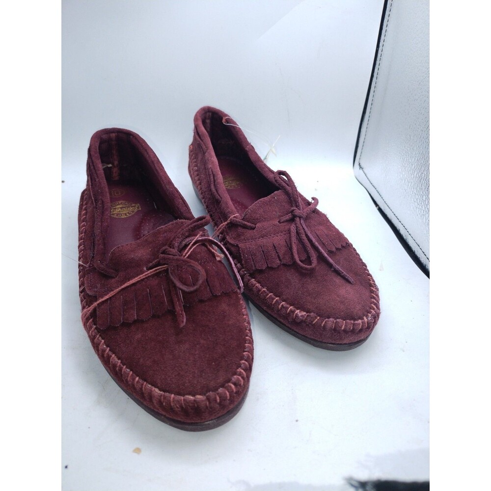 Red suede Soft Women's Size 10 Loaders/Moccasins New Comfort Walkables. See Note